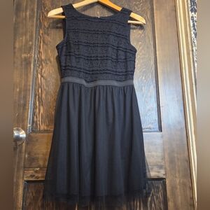 Speechless Black Lace Mini Dress Sz M